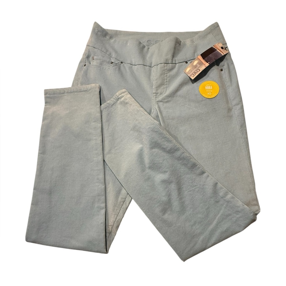 JAG Pale Blue Corduroy Pull-up Nora Skinny Jeans